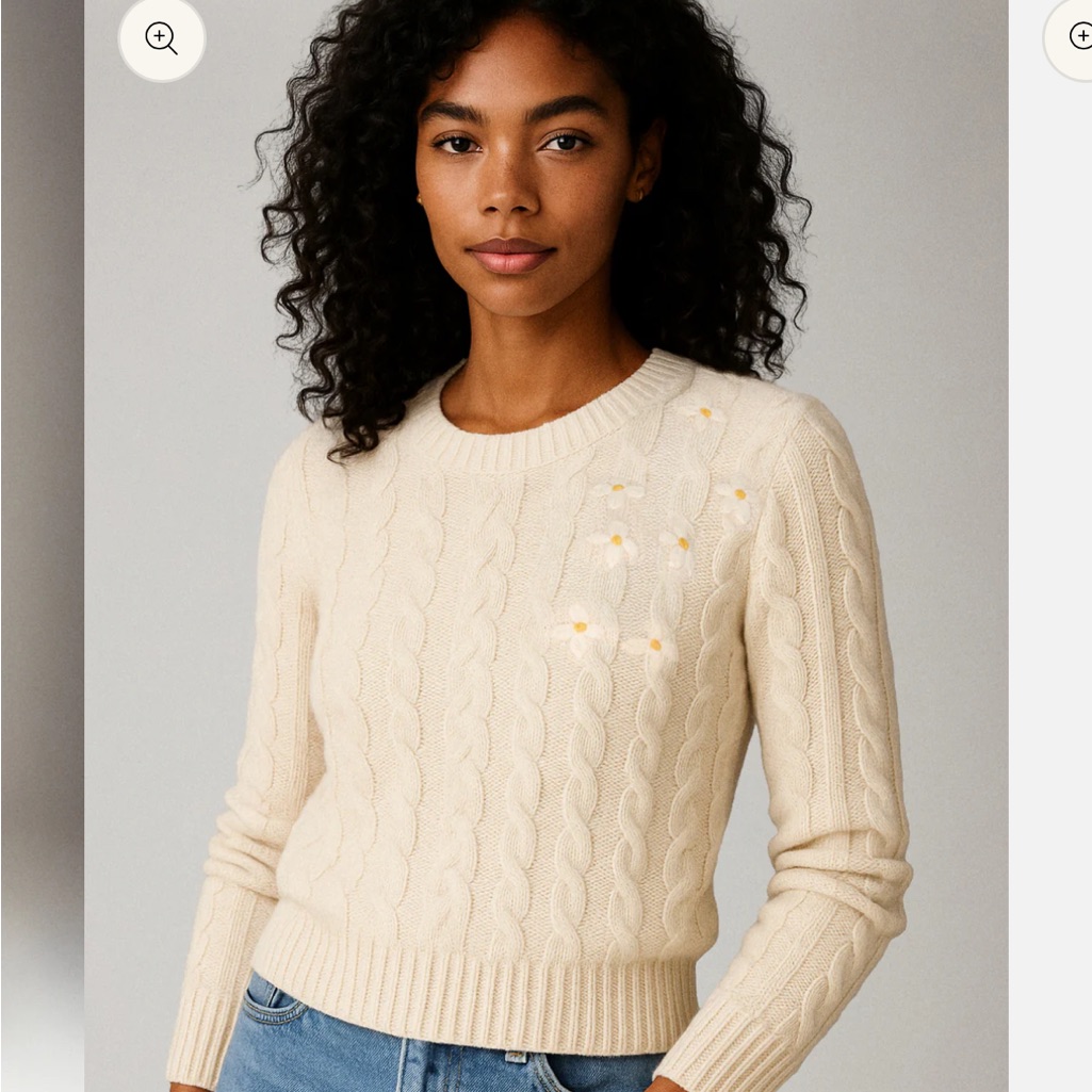 Nwot Sadie & Sage Daisy Sweater